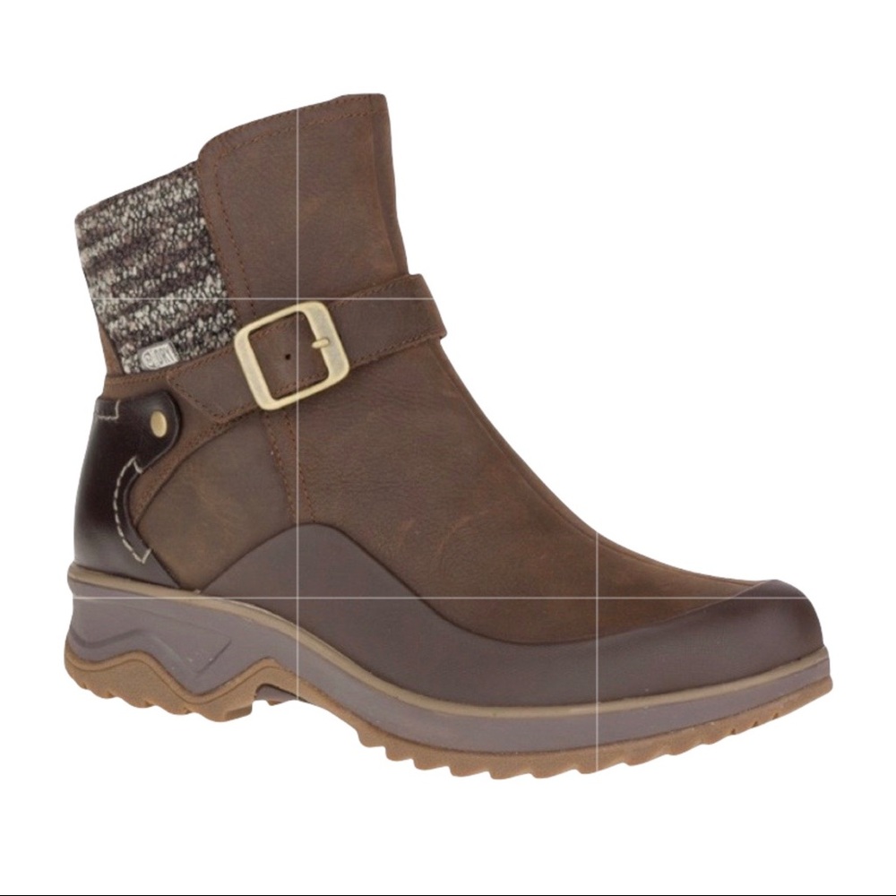 Merrell Eventyr Strap Waterproof Winter Boot, Clay